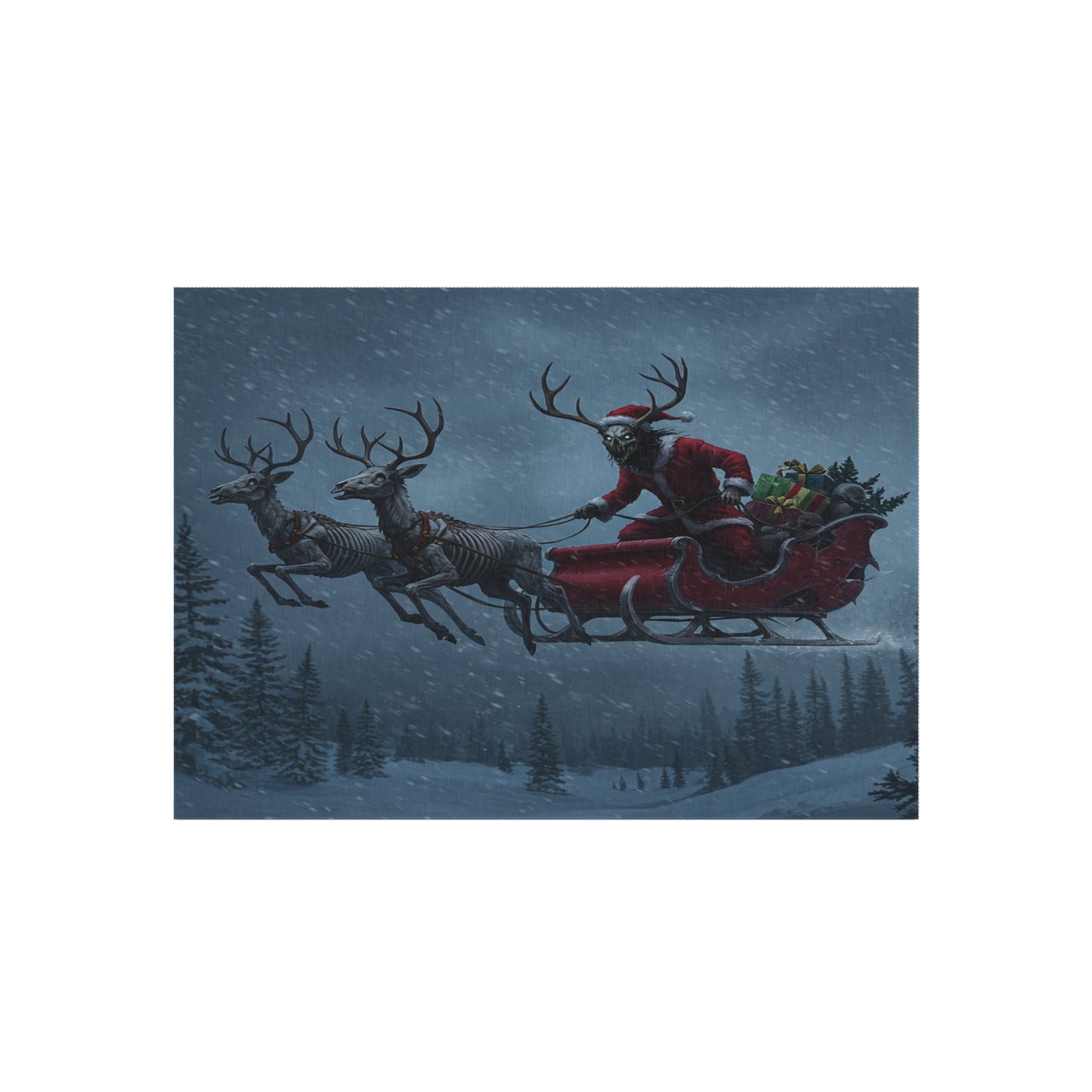 Wendigo Santa Outdoor Rug