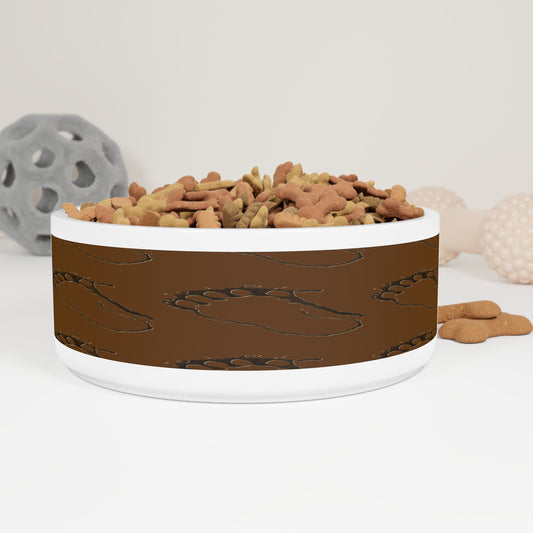 Bigfoot Footprints Pet Bowl