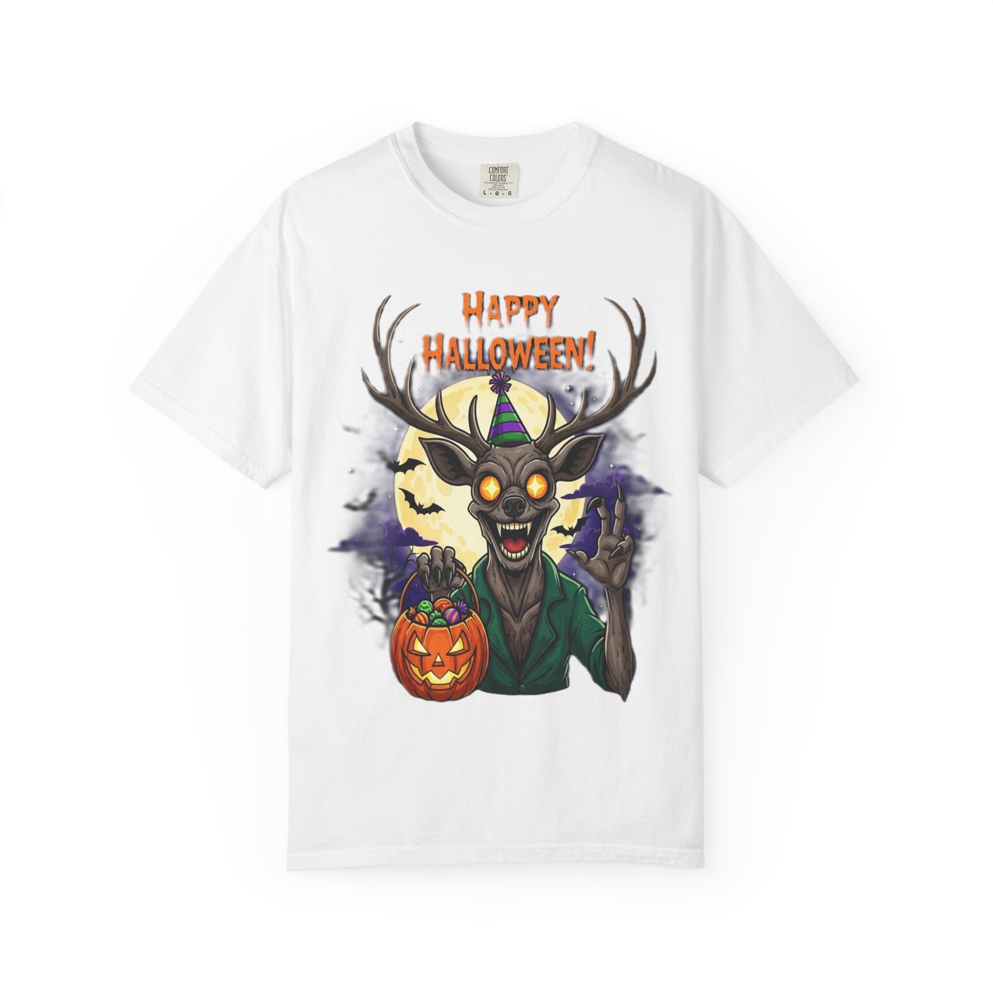 Womens Happy Halloween Wendigo T-Shirt