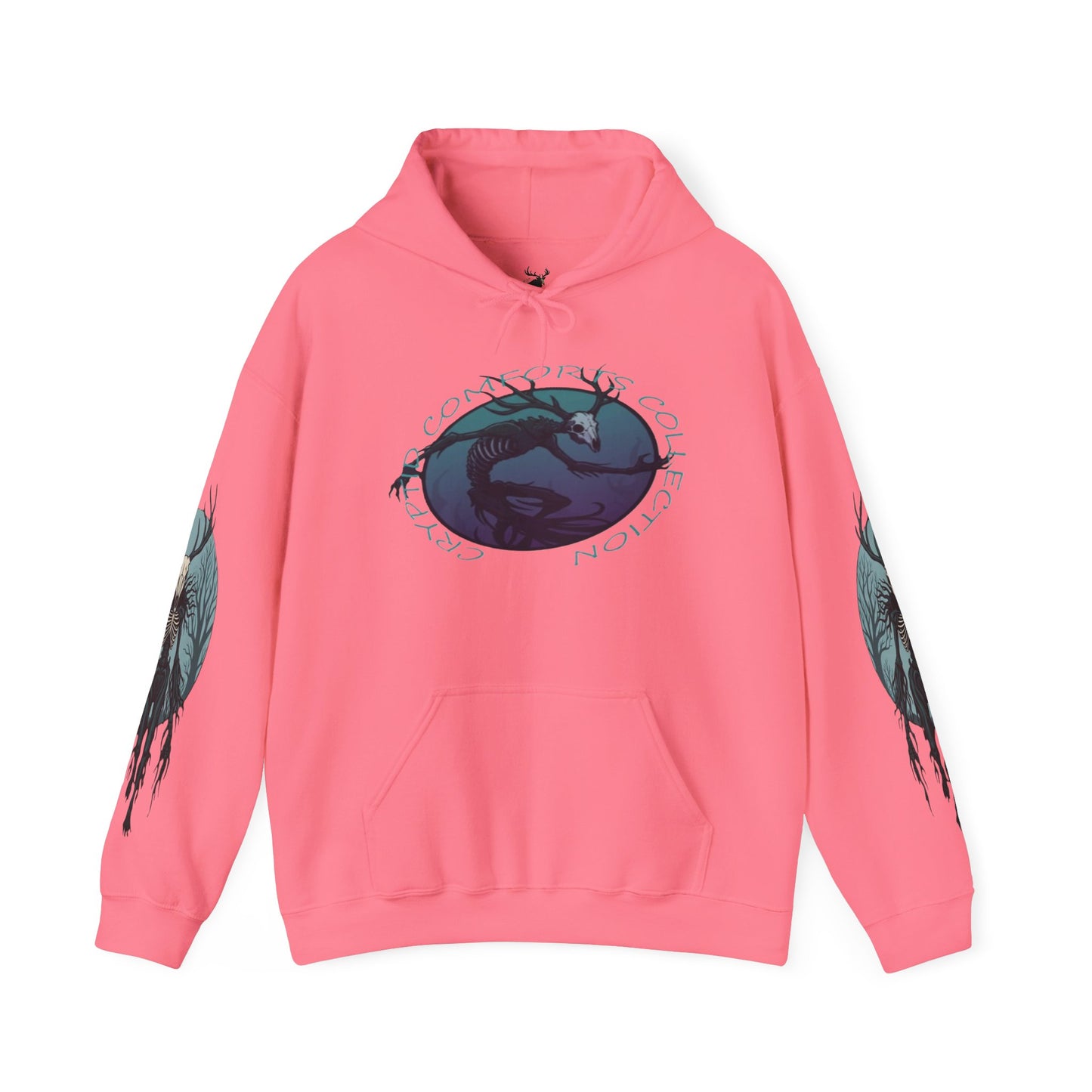 Womens Blue Wendigo Graphic Hoodie