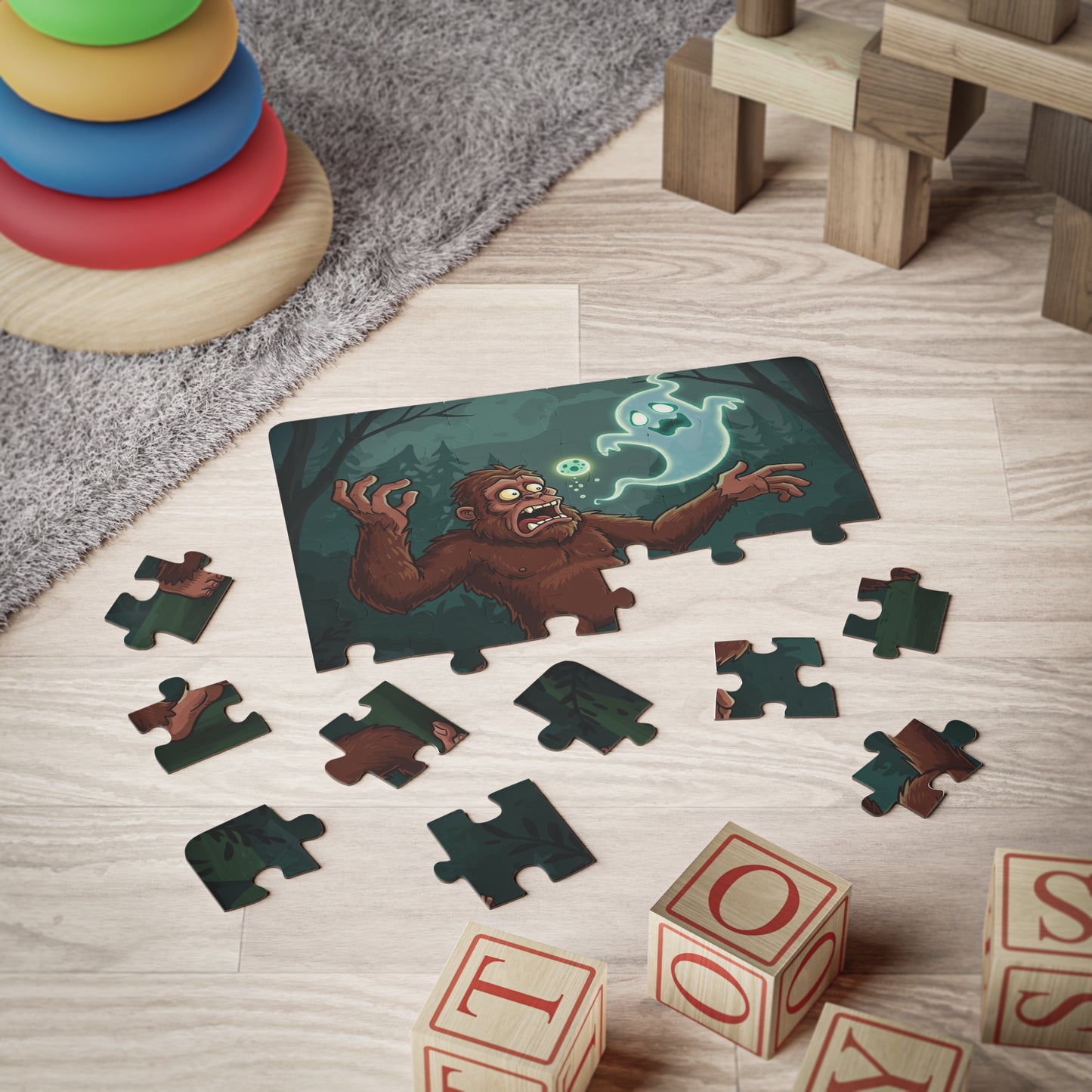 Bigfoot and Ghost Kids Puzzle