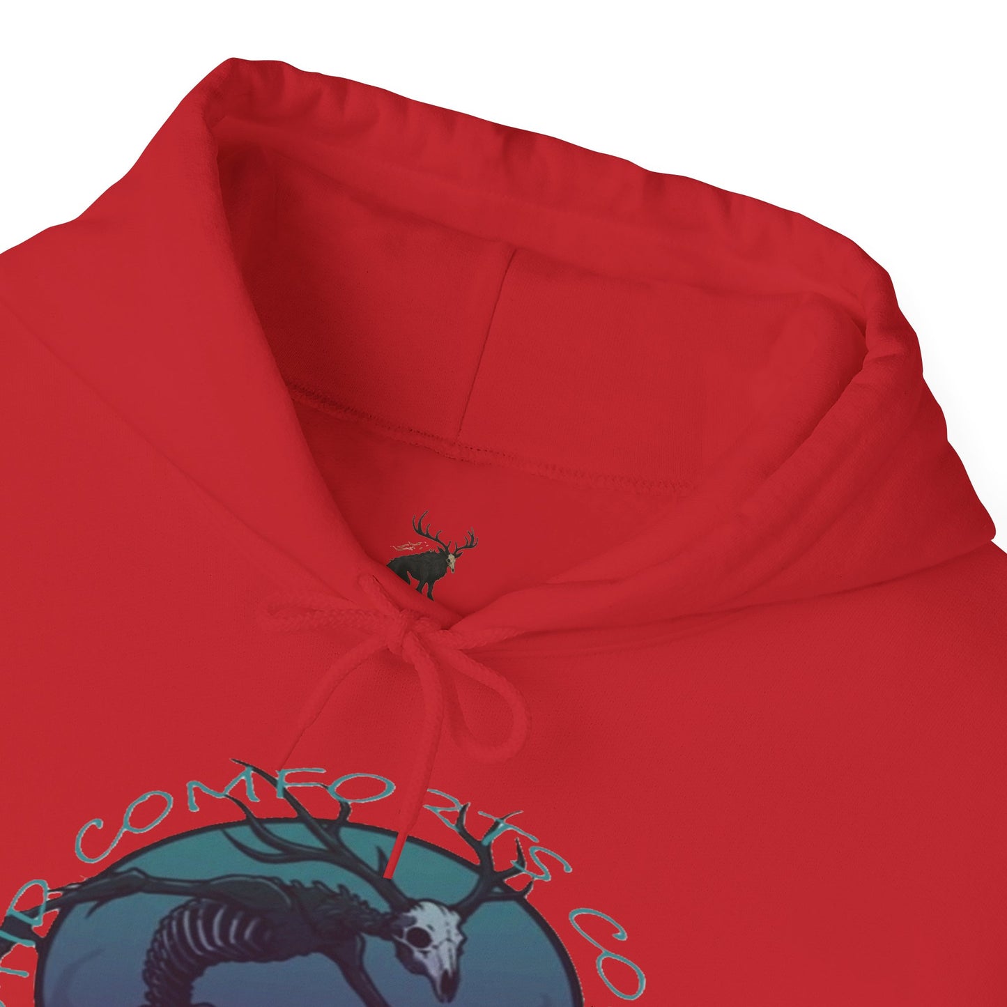 Womens Blue Wendigo Graphic Hoodie