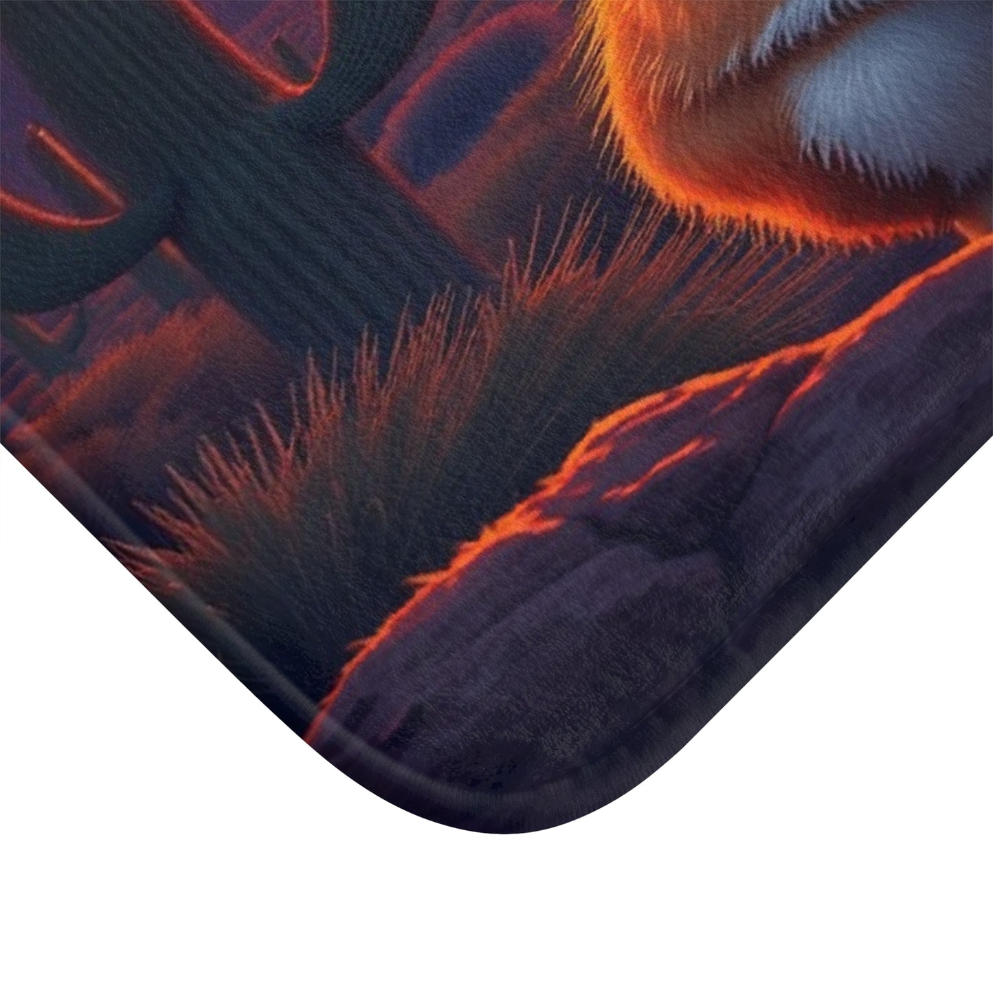 Jackalope Desert Sunset Bath Mat