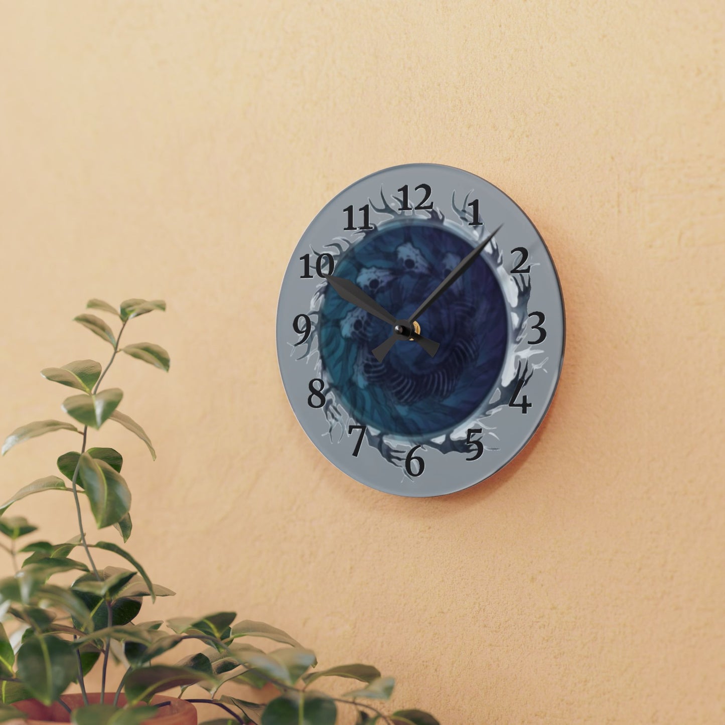 Twisted Wendigo Acrylic Wall Clock