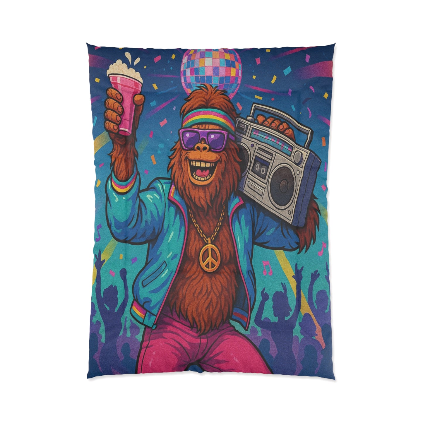 Disco Bigfoot Comforter