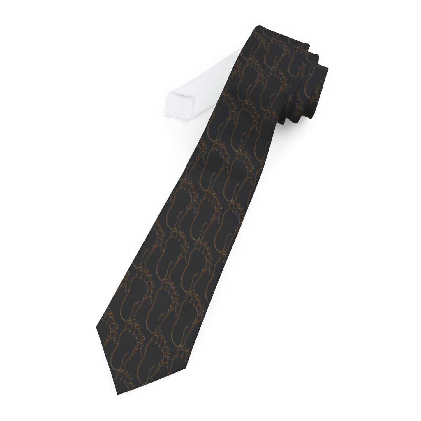 Bigfoot Footprint Mens Tie