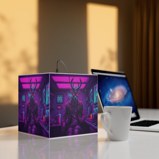 Neon Cryptid Jackalope Light Cube