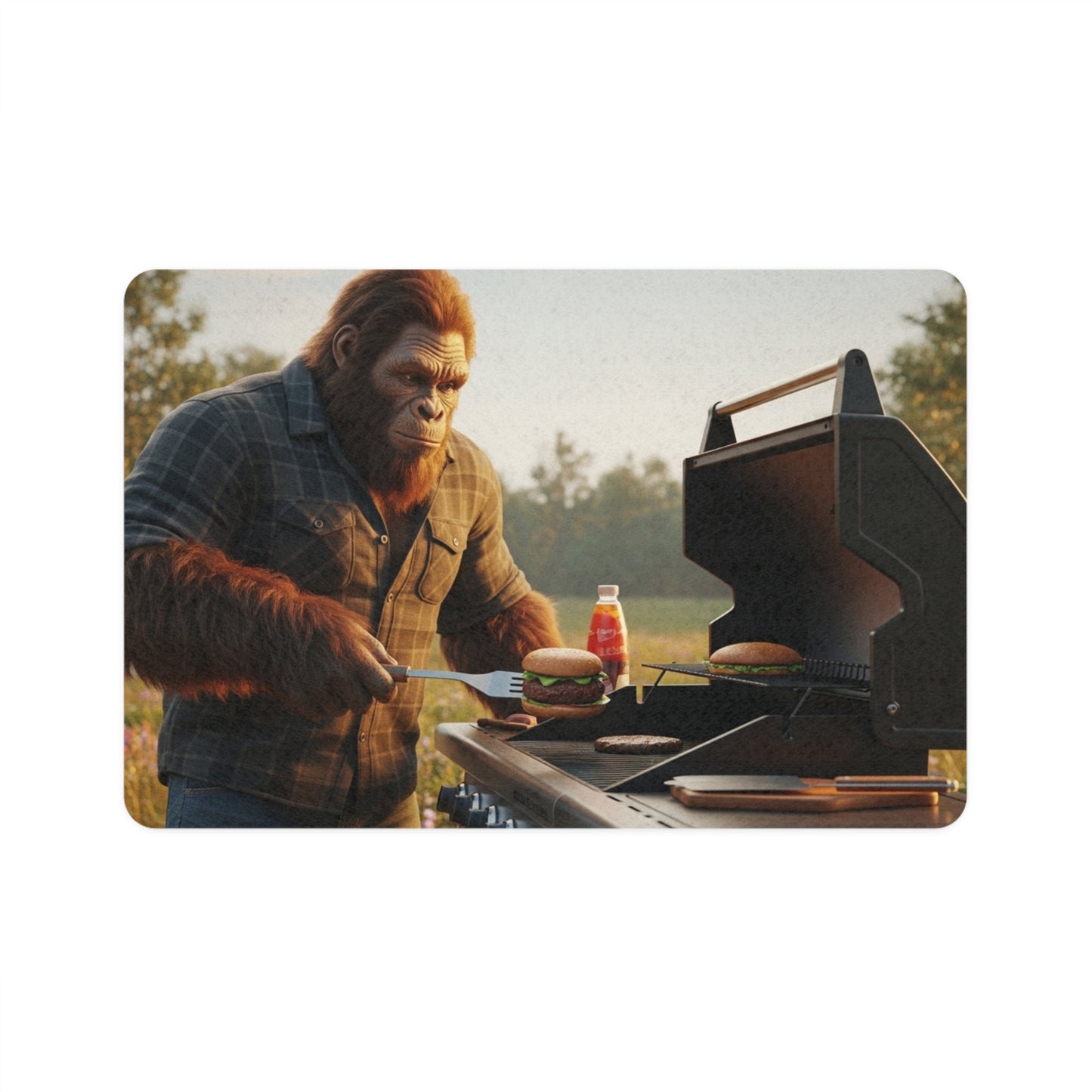 Bigfoot BBQ Pet Food Mat