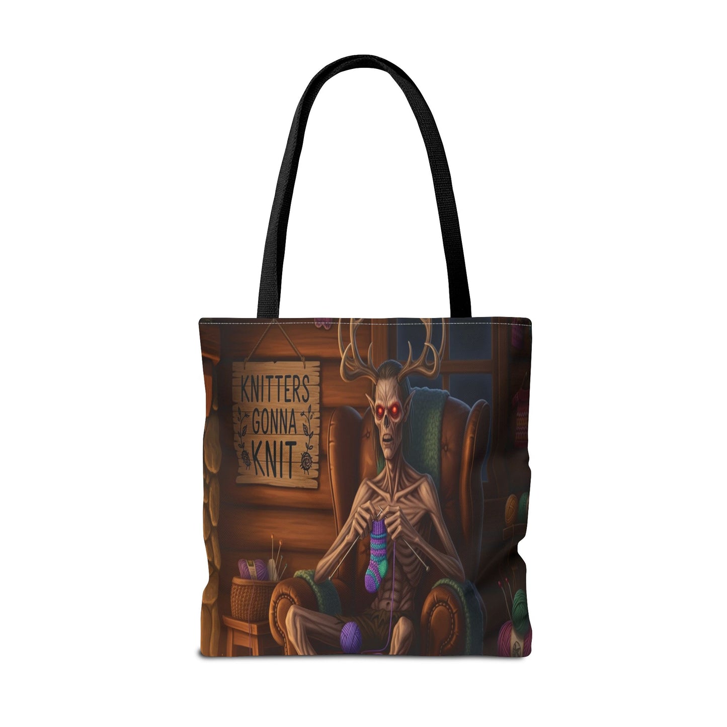Knitters Gonna Knit Tote Bag
