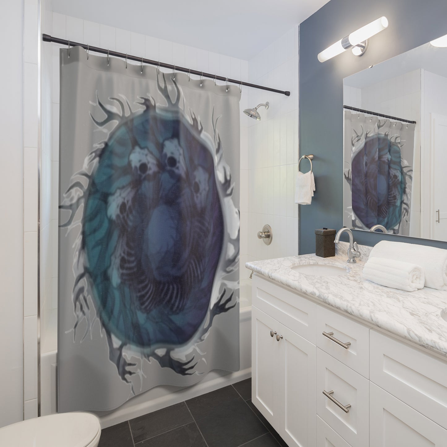 Twisted Wendigo Shower Curtain