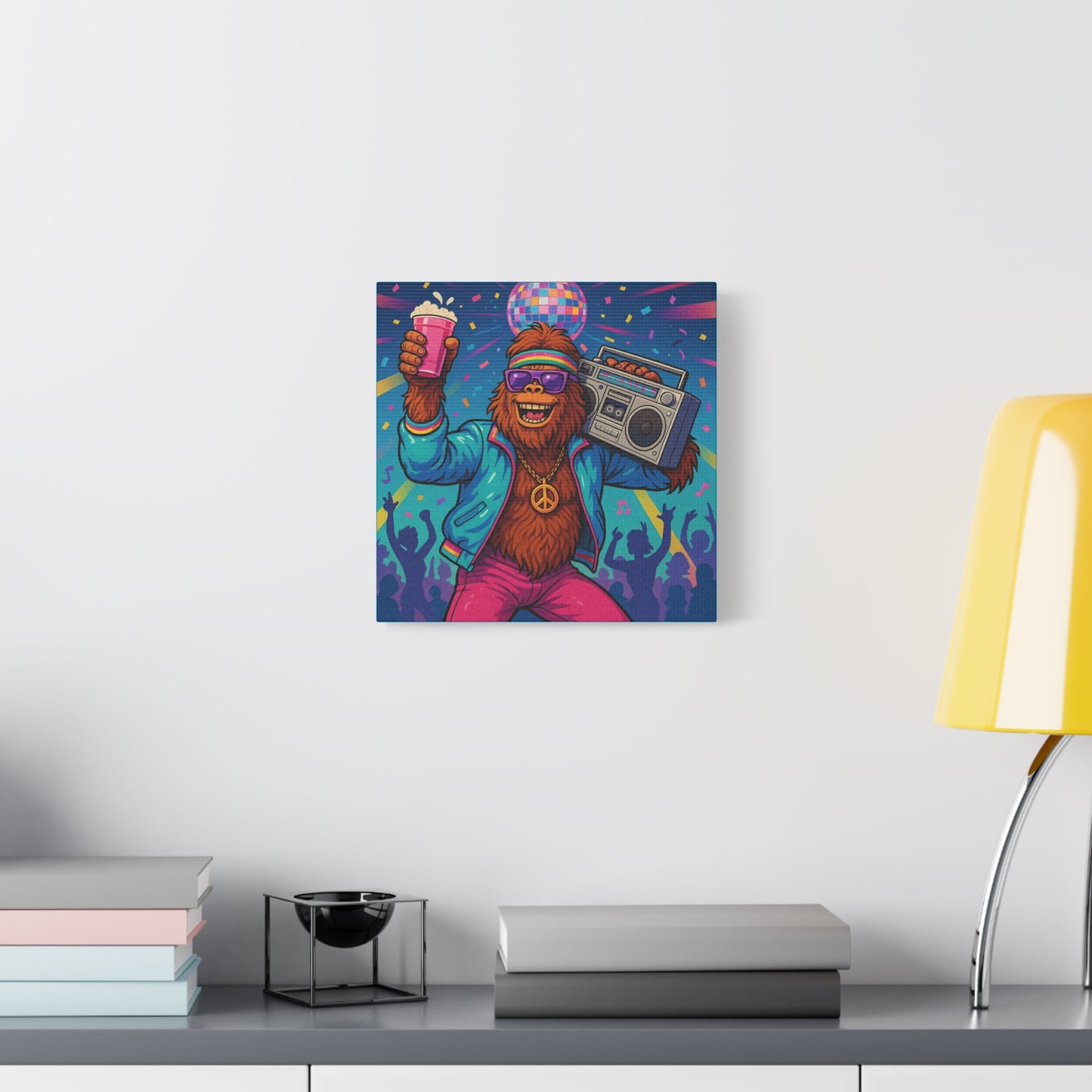 Disco Bigfoot Canvas