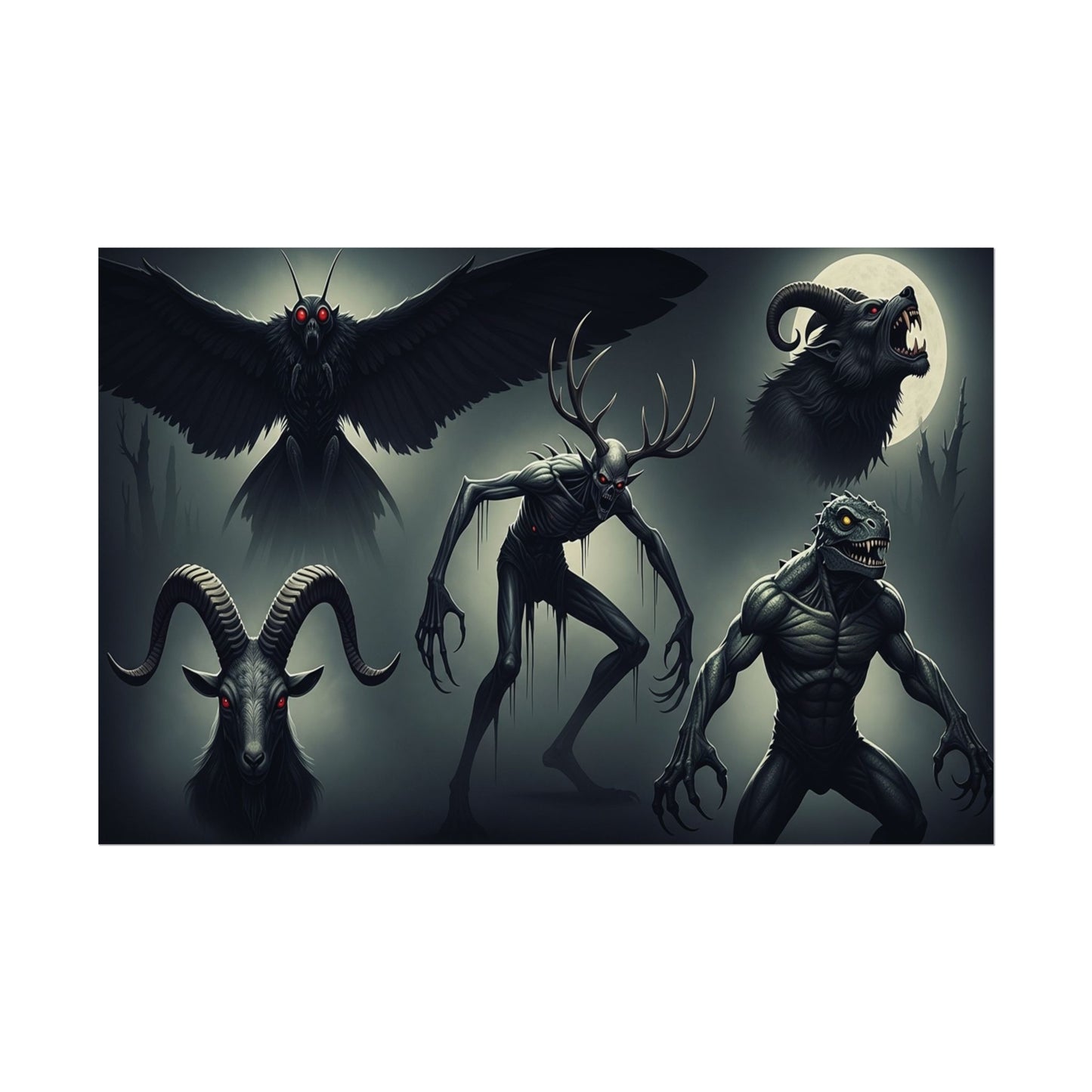 Cryptid Creatures Poster