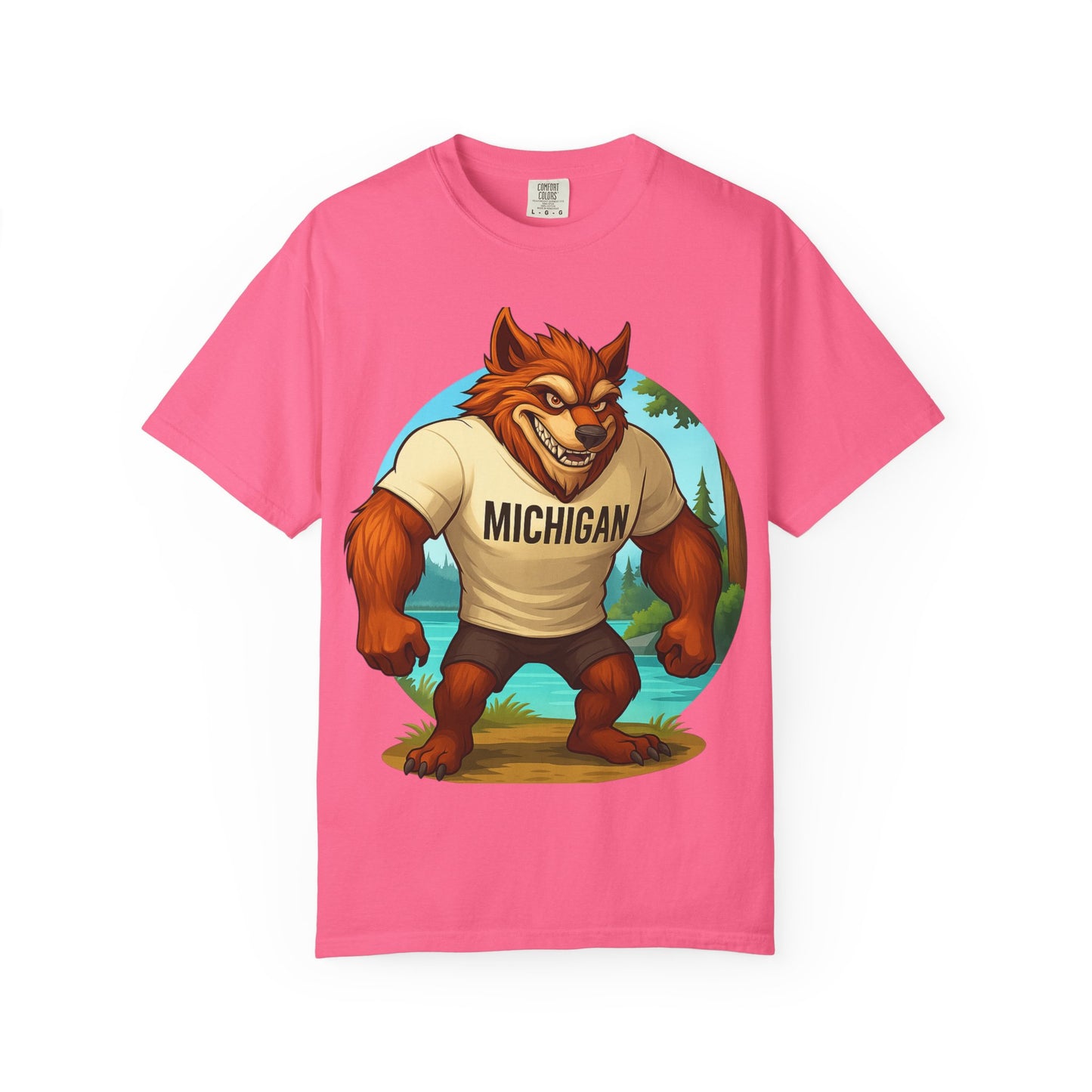 Womens Michigan Dogman Graphic T-Shirt