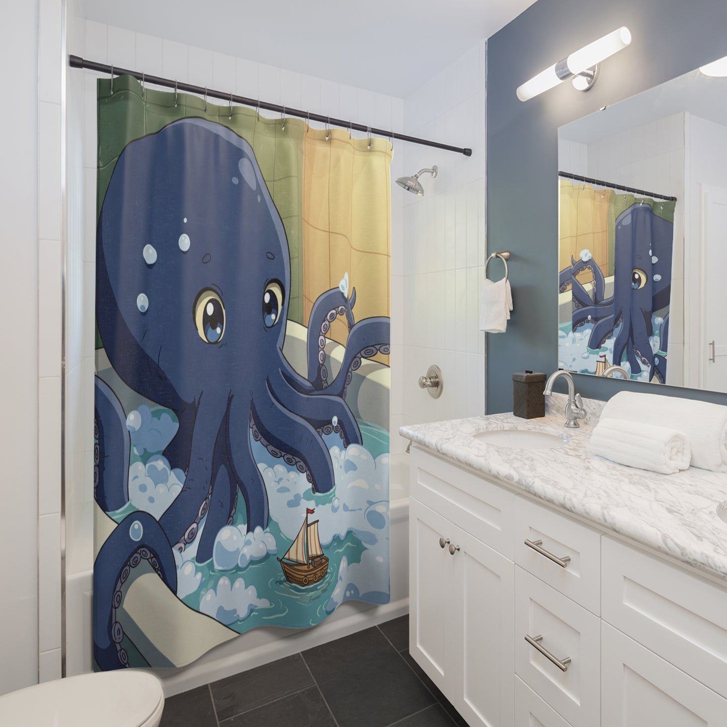 Kraken Shower Curtain