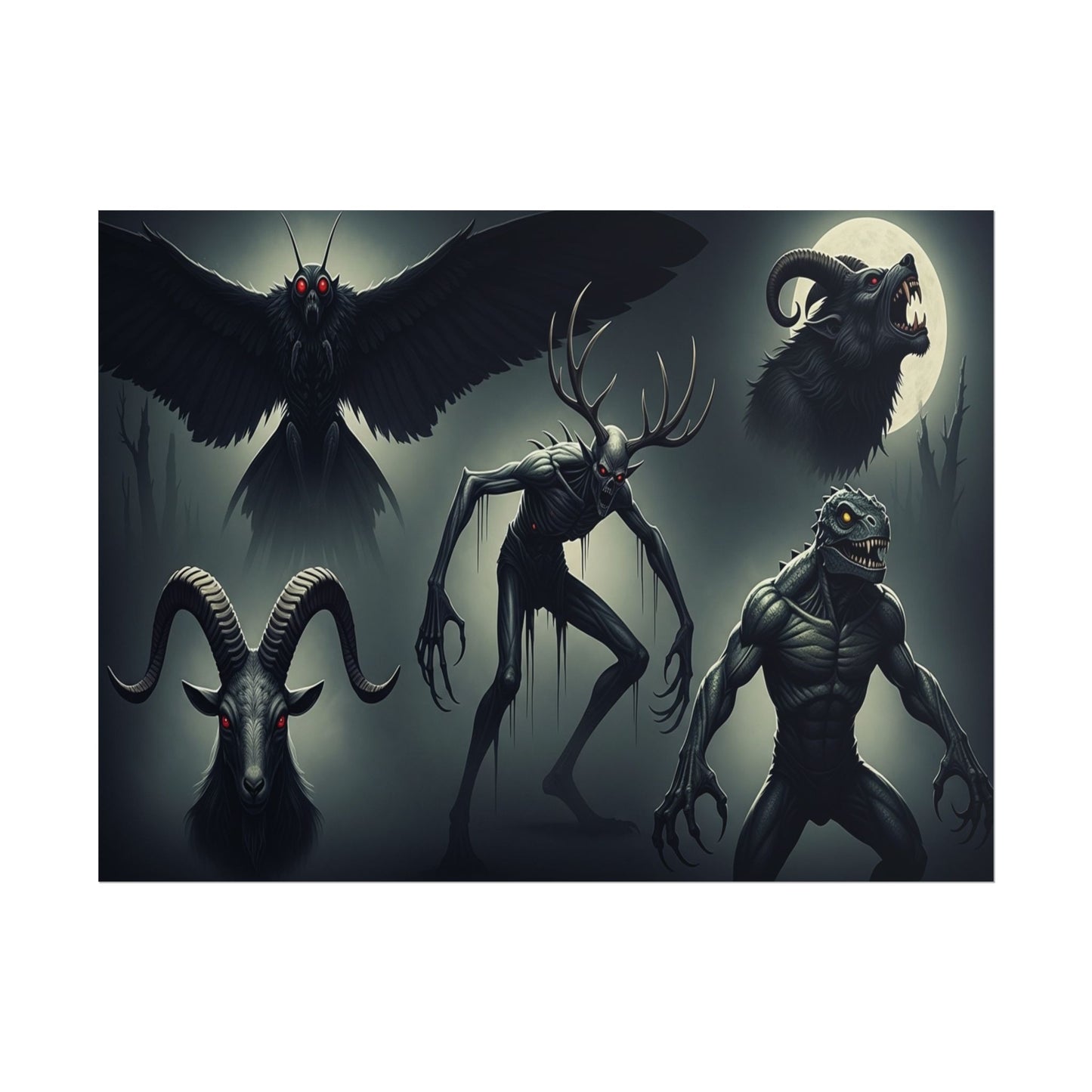Cryptid Creatures Poster