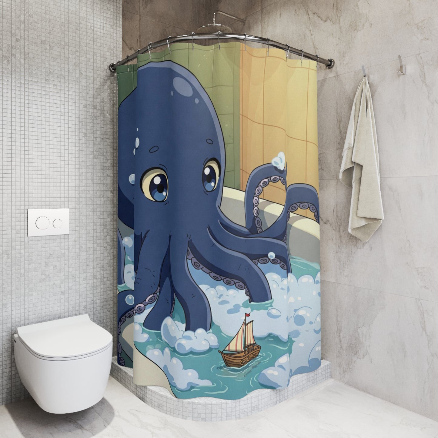 Kraken Shower Curtain