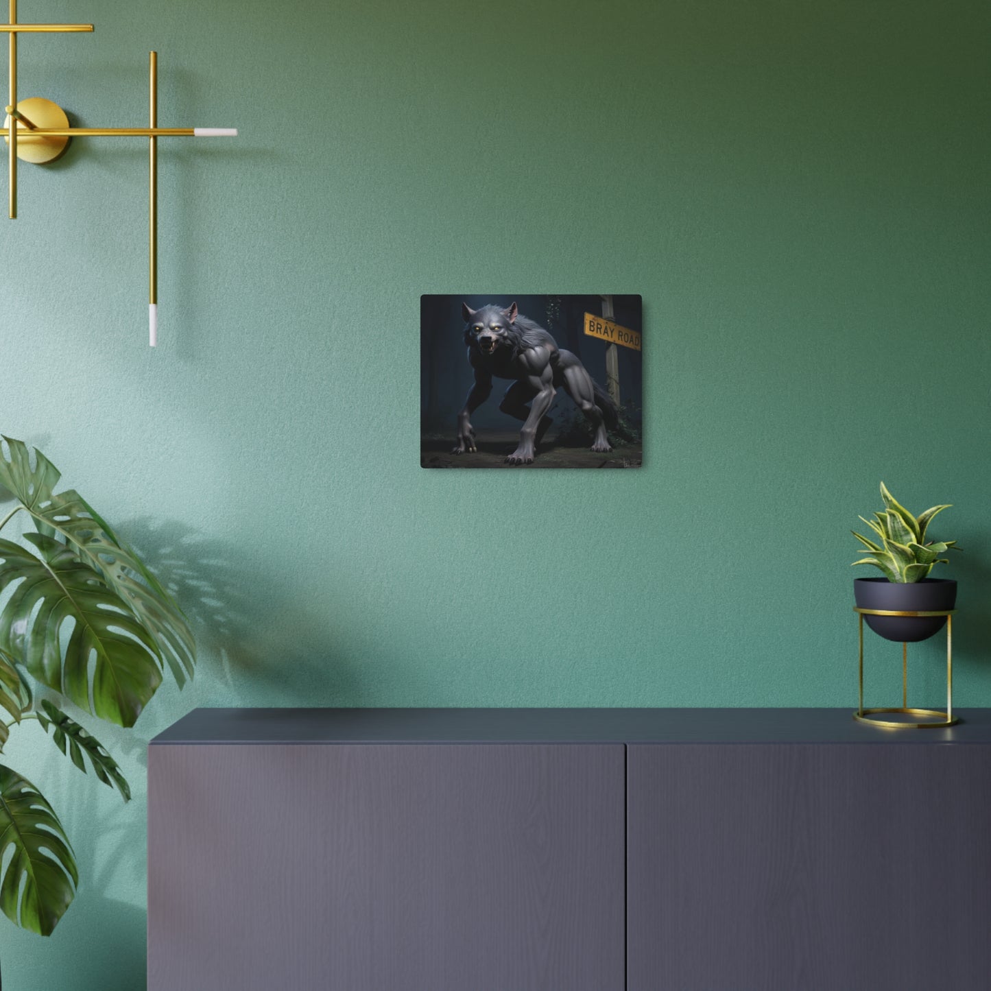 Beast of Bray Road Metal Sign